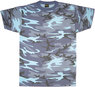 4033 -  Sky Blue Camouflage T-Shirt