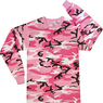 3363 -  Pink Camouflage Long Sleeve T-Shirt