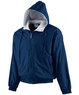1818 - Hooded Fleece Lined Taffeta Jacket