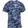 3793 - Sky Blue Digital Performance Camouflage T-Shirt